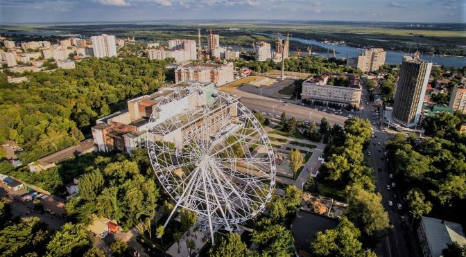 Вид с верху.